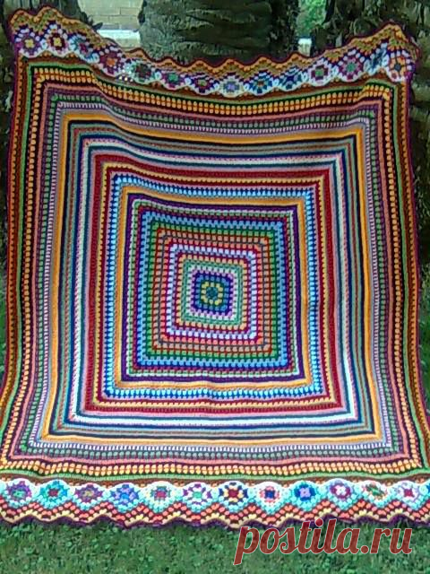 МОЙ ЛЮБИМЫЙ СКАЗОЧНЫЙ БАБУШКИН КВАДРАТ!!! / Вязание крючком / Вязальная Авантюра