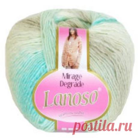 сайт: САДОВОД.Пряжа lanoso Mirage Degrade 866 Пряжа lanoso Mirage Degrade пряжа для ручного вязания. Отлично смотрится в полотне.