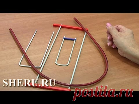 Для начинающих вязание на вилке. Урок 1