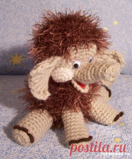 Вязаный Мамонтенок » Ярмарка мастеров, ручная работа, Украшения handmade, Авторская Одежда, Бижутерия своими руками, Необычные Подарки, Подарок Женщине, Магазин подарков, Подарок Девушке