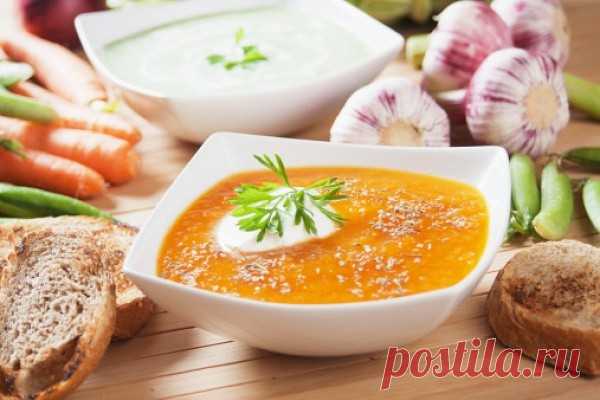 Морковный суп с чечевицей