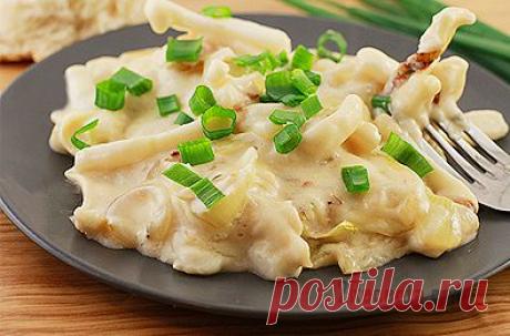 Кальмары в сметанном соусе | Интересные рецепты