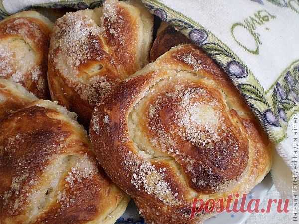 Пышные сахарные булочки