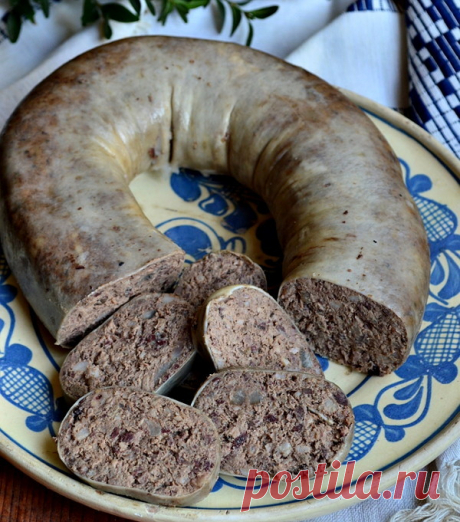Домашняя ливерная колбаса