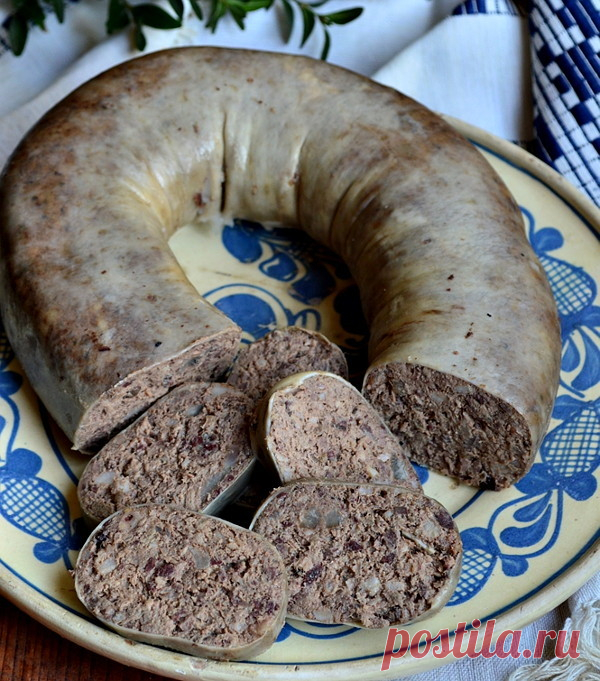 Домашняя ливерная колбаса