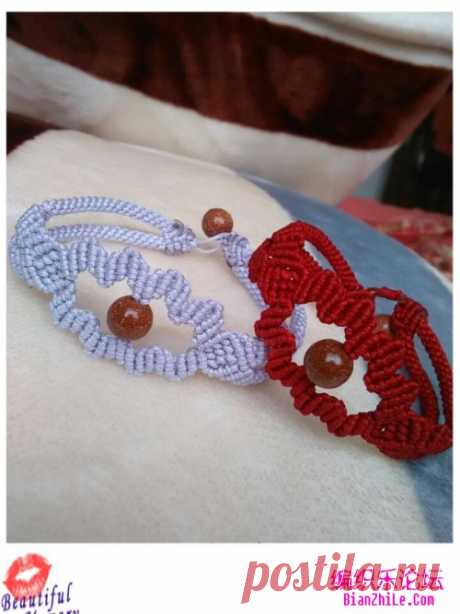 Подробный учебник по изготовлению золотых песчаника бисером китайских браслетов - ткацкий форум