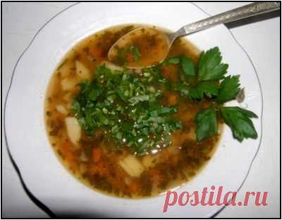 Суп фасолевый