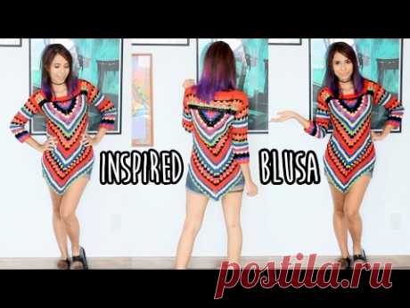 BLUSA INSPIRED - CROCHÊ