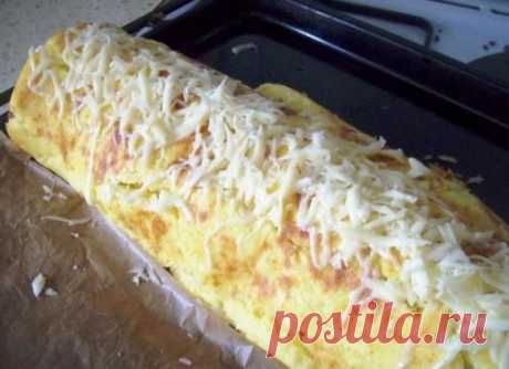 Картофельный рулет с курицей, грибами и сыром | Лучшие советы, секреты, рецепты
