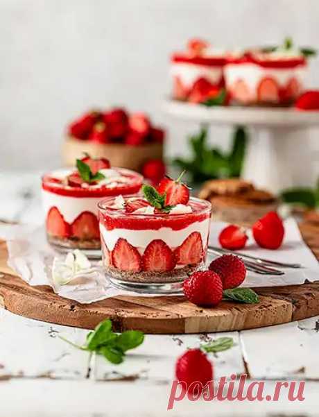 Рецепт клубничного десерта