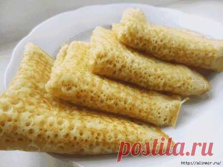 ШИКАРНЫЕ ТОНКИЕ БЛИНЧИКИ 🍴