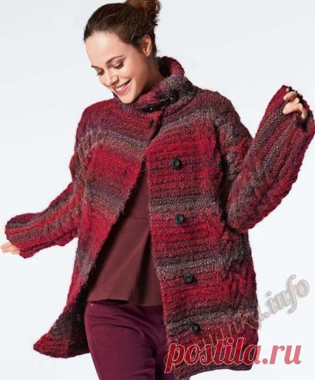 Жакет с воротником-стойка (ж) 997 Creations 2014/2015 Bergere de France №4471
