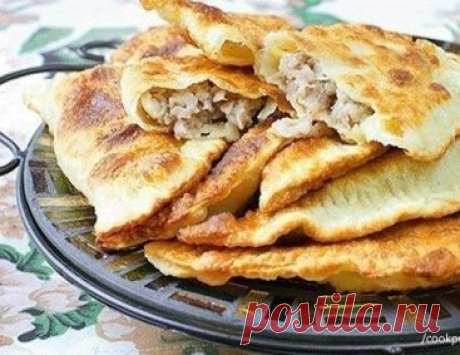 Чебуреки &quot;Под градусом&quot; - отменные, хрустящие, нежные, сочные!