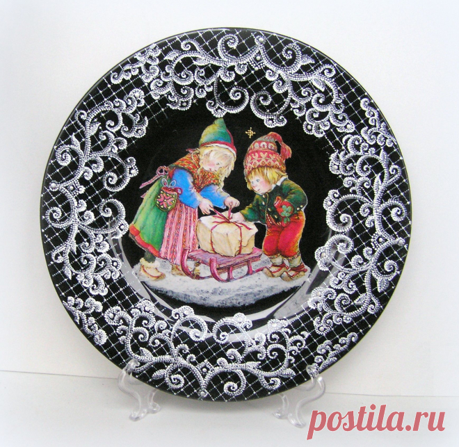 Тарелка "Рождество"