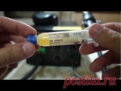 Прогрев видеокарты паяльным феном - YouTube