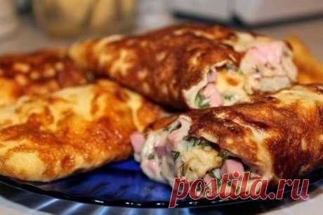 Лучшие кулинарные рецепты: Омлет - рулет