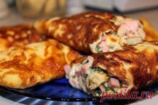 Лучшие кулинарные рецепты: Омлет - рулет