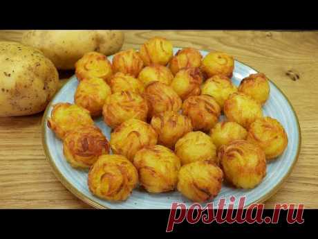 Только картошка, и все соседи будут просить рецепт! Они такие вкусные! Рецепт АСМР