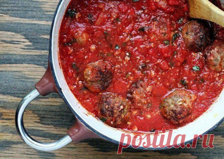 Запеченные мясные шарики по-итальянски / Surfingbird - проводи время с пользой для себя!