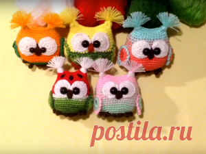 Видео мастер-класс: как связать очаровательную сову Представляю вашему вниманию мой авторский мастер-класс по вязанию маленьких совушек. Вяжутся они очень легко и быстро, из любой пряжи. Справится даже начинающая мастерица, в зависимости от пряжи.