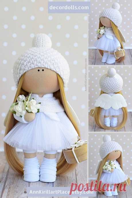 Poupée Tilda Doll Handmade Doll Fabric Doll Textile Doll Cloth | Etsy