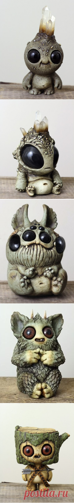 Милейшие монстрики скульптора из США Криса Риньяка