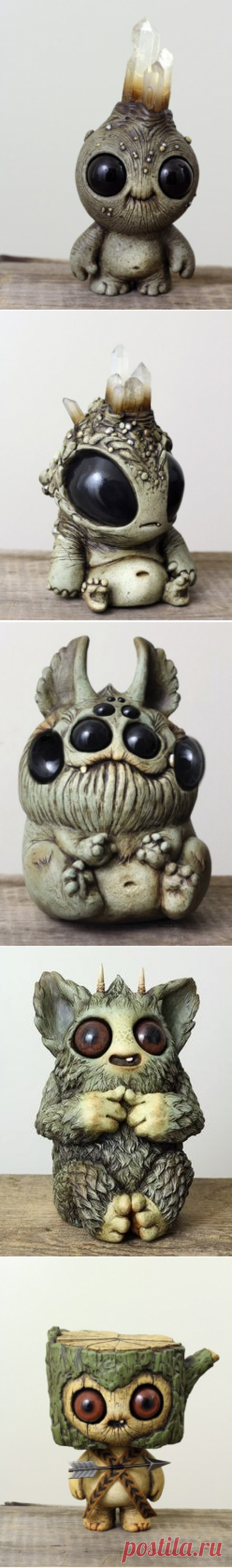 Милейшие монстрики скульптора из США Криса Риньяка