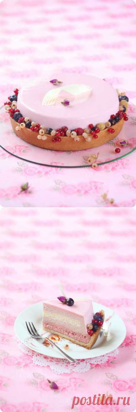 Verdade de sabor: Торт &quot;Розовая симфония&quot; / Torta &quot;Sinfonia Rosa&quot;