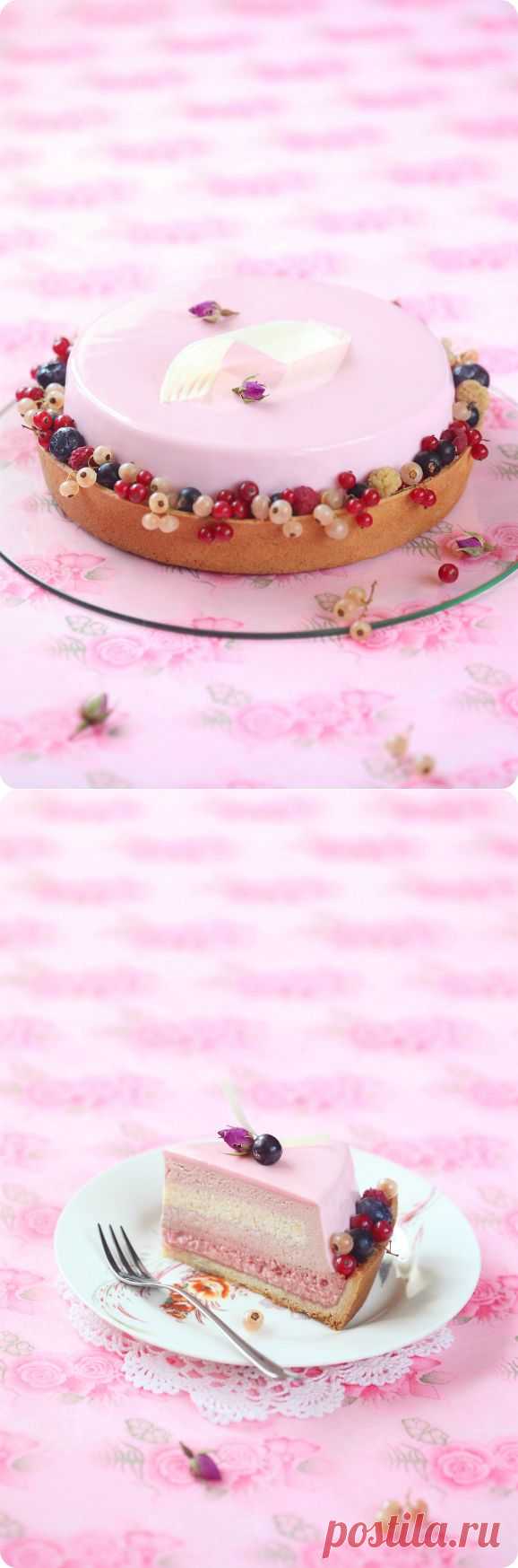 Verdade de sabor: Торт "Розовая симфония" / Torta "Sinfonia Rosa"