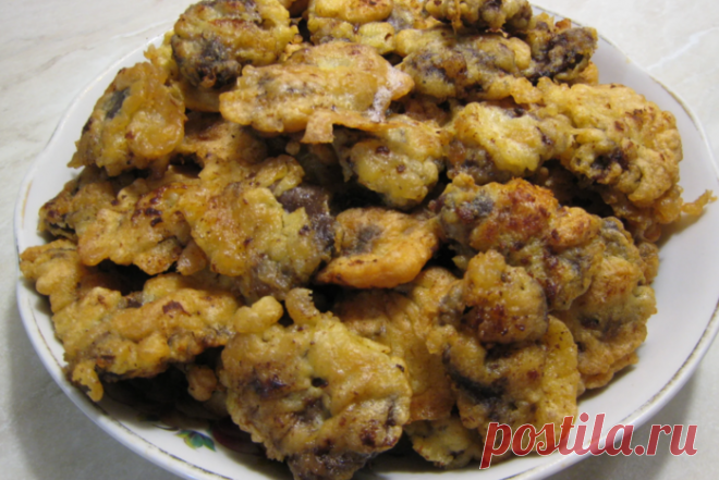 Вкуснейшие жареные куриные сердечки в кляре - поедаются также быстро как орешки!