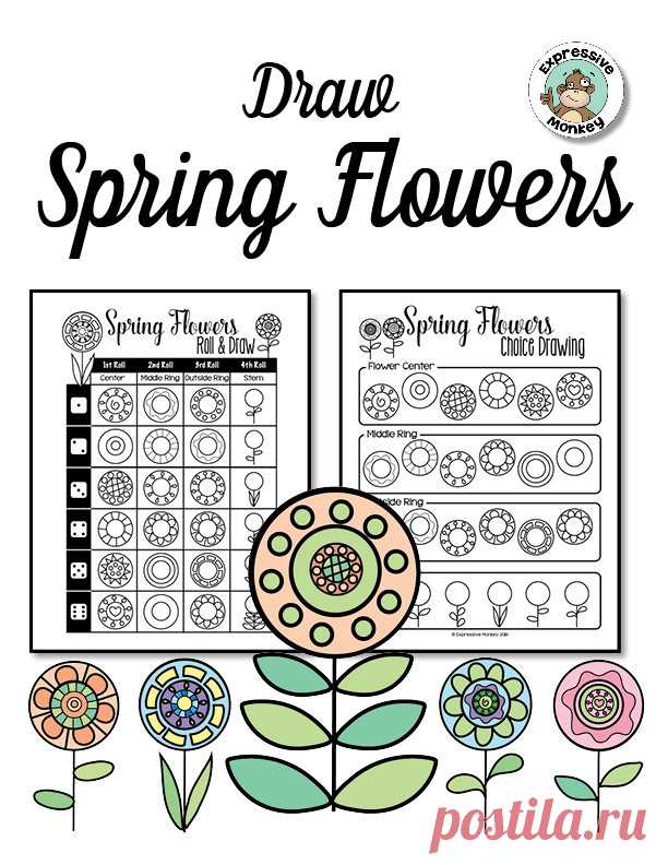 Drawing Flowers | Expressive Monkey