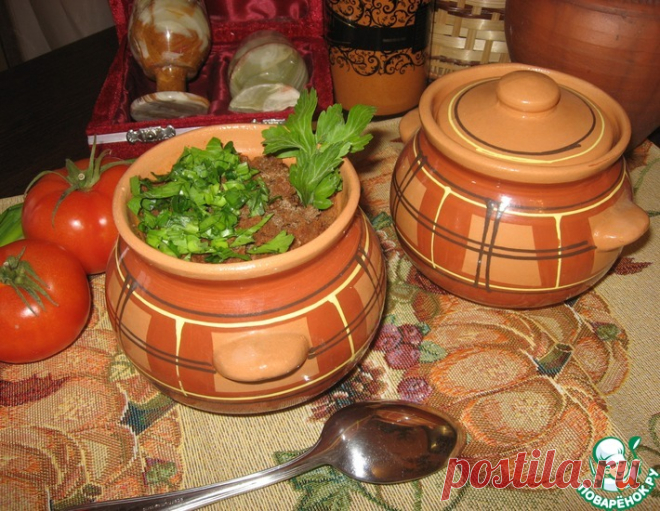 Рагу из фасоли в горшочке – кулинарный рецепт