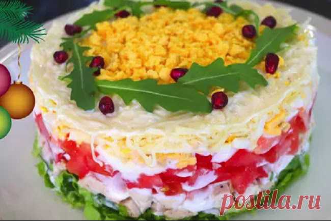 Салат с курицей