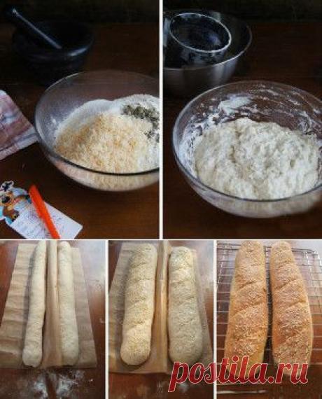 Пикантный хлеб с чёрным перцем и сыром