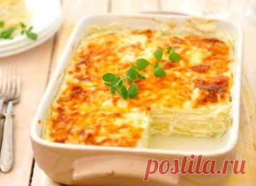 Легкая лазанья из кабачков