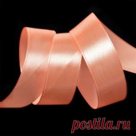 Лента атласная 1" (25мм) цв.3068 персиковый IDEAL уп.27,4 м Лента атласная 1" (25мм) цв.3068 персиковый IDEAL уп.27,4 м