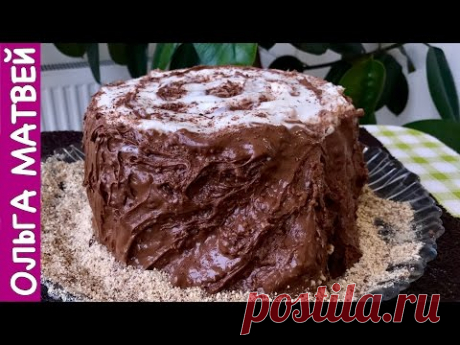 Торт "Трухлявый Пень" Как Сметанник, Только Еще Вкусней | Cake Rotten Tree Stump