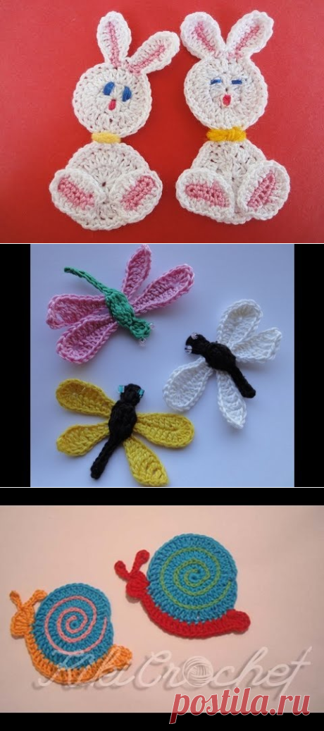 Easter Bunny & Babies Fridgies Free Crochet Pattern - Right Handed - YouTube