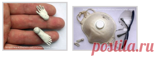 Шарнирная кукла из папье-маше. Часть 7-8