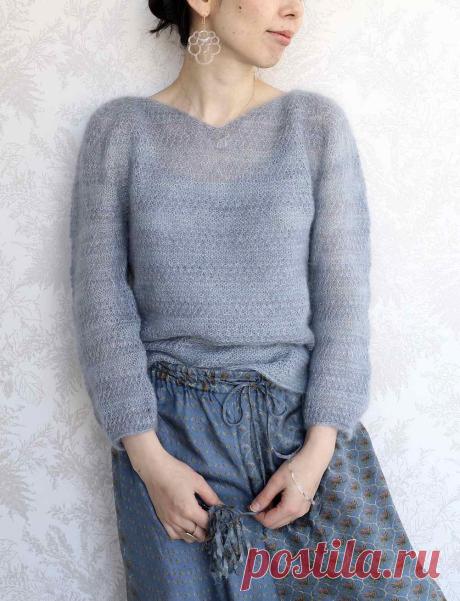 Пуловер из мохера Foret - Вяжи.ру