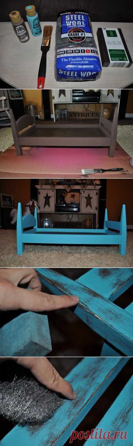 Distressing furniture photoprops | Morgan Kervin Photography
