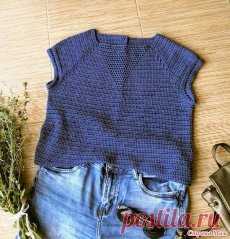 Топ "Афина" крючком - Вязание - Страна Мам
