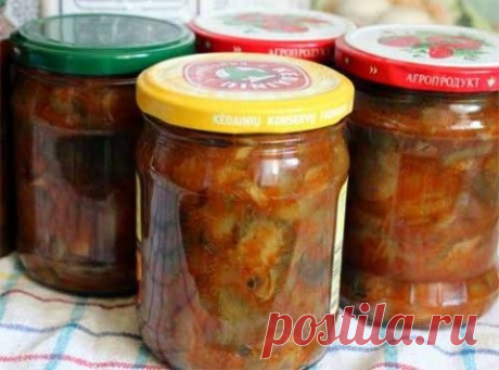 Грибы в томатном соусе на зиму | Домашняя кулинария