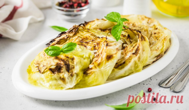 Запечённая капуста с чесноком - БУДЕТ ВКУСНО! - медиаплатформа МирТесен