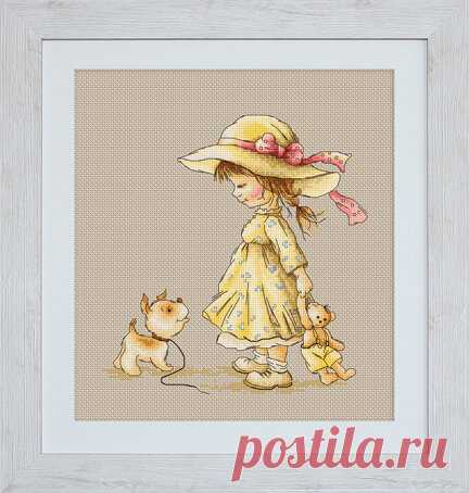 Набор для вышивания  Пойдем со мной (арт.B1075 Luca-S) купить в Stitch и Крестик Цена 714,83 руб., Набор для вышивания крестом	 
Размер: 18,5 х 19,5 cм 
В состав набора входит: Aida 16 Rustic Zweigart, мулине, игла, схема Наложка, скидки. Доставка по всей России от 70 руб. Все виды оплаты.