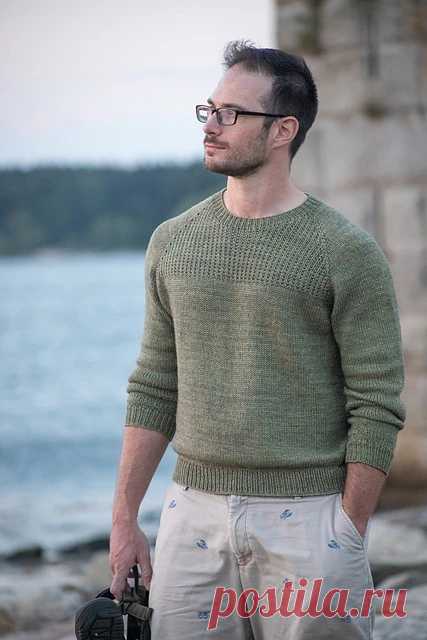 Мужской джемпер реглан сверху Stillness 2 от дизайнера Alicia Plummer