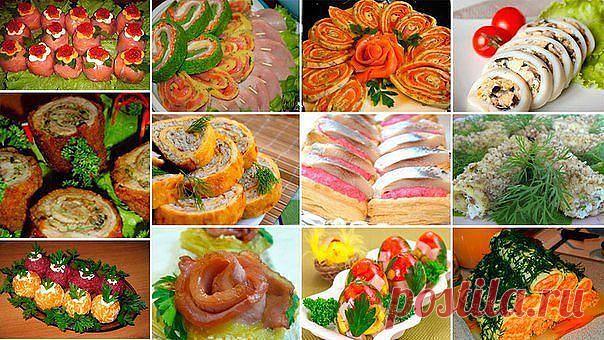 12 НАИВКУСНЕЙШИХ ЗАКУСОК К ПРАЗДНИЧНОМУ СТОЛУ