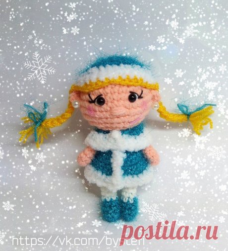 PDF Снегурочка. FREE amigurumi crochet pattern. Бесплатный мастер-класс, схема и описание для вязания игрушки амигуруми крючком. Вяжем игрушки своими руками! Новый год, Merry Christmas, happy new year, Weihnachten, Xmas. #амигуруми #amigurumi #amigurumidoll #amigurumipattern #freepattern #freecrochetpatterns #crochetpattern #crochetdoll #crochettutorial #patternsforcrochet #вязание #вязаниекрючком #handmadedoll #рукоделие #ручнаяработа #pattern #tutorial #häkeln #amigurumis
