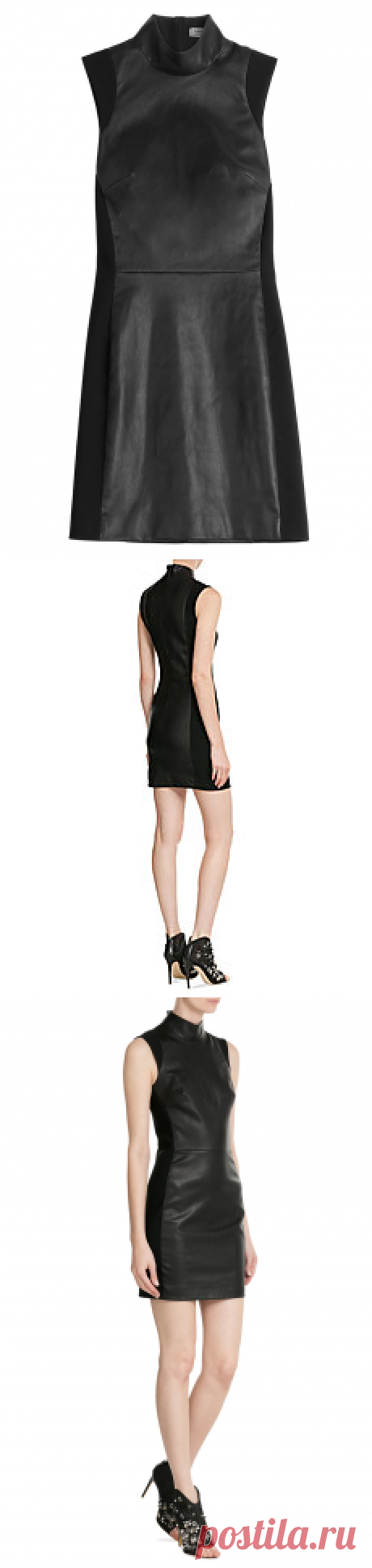 Leather Dress  from MUGLER | Luxury fashion online | STYLEBOP.com
