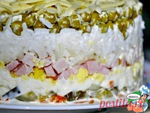 Вкусный слоеный салат